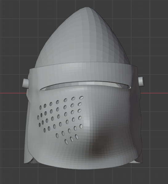 Houndskull, PigFaced Bascinet Helmet